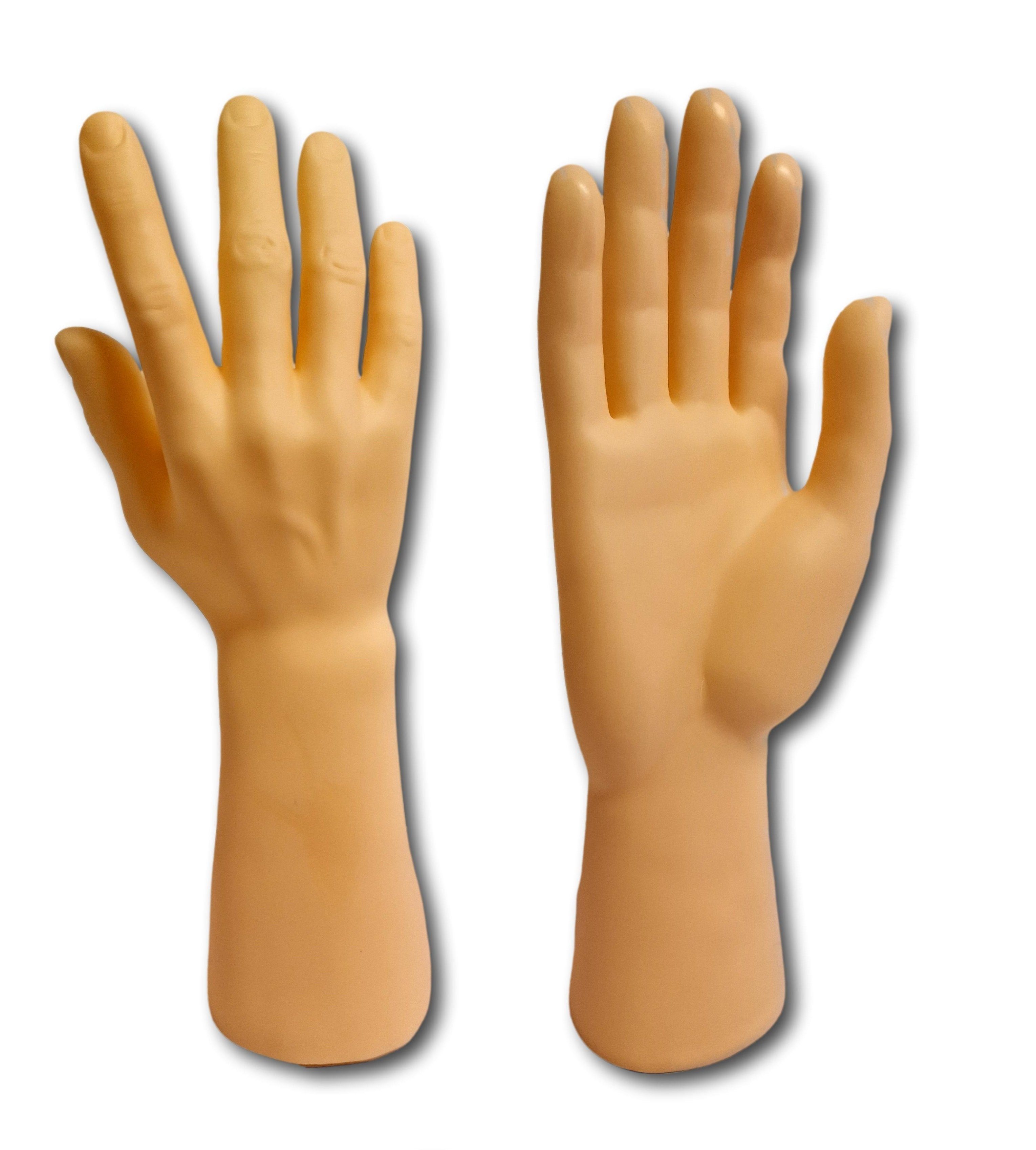 BAYLI Schmuckständer 2er Set Dekohand als Schmuckständer für Ketten, Ringe, Handschuhe