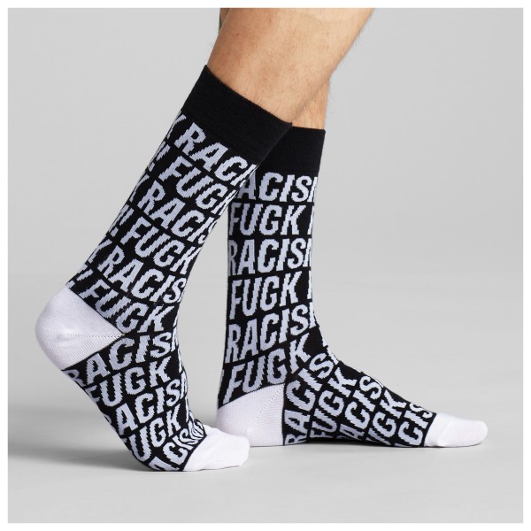 DEDICATED - Socks Sigtuna Fuck Racism Pattern - Multifunktionssocken