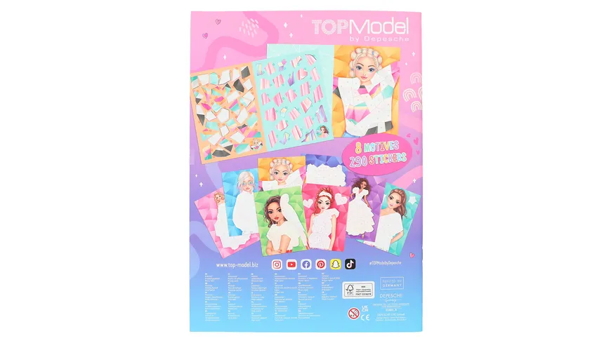 TOPModel Number Sticker Fantasy