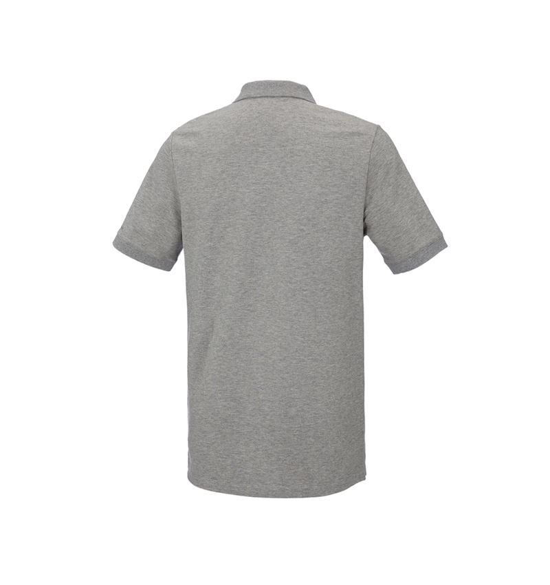 e.s. Piqué-Polo cotton stretch, long fit