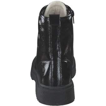 Barbarella Schnür Boots in schwarz