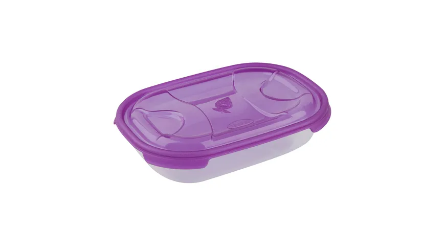 Frischhaltedose eckig Kusto Como 0,55l blau