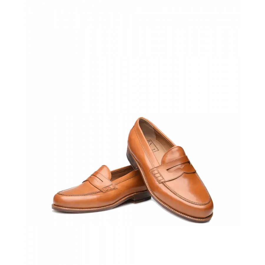 Heinrich Dinkelacker - Loafer WIEN PLAIN AC Kalbsleder - beige