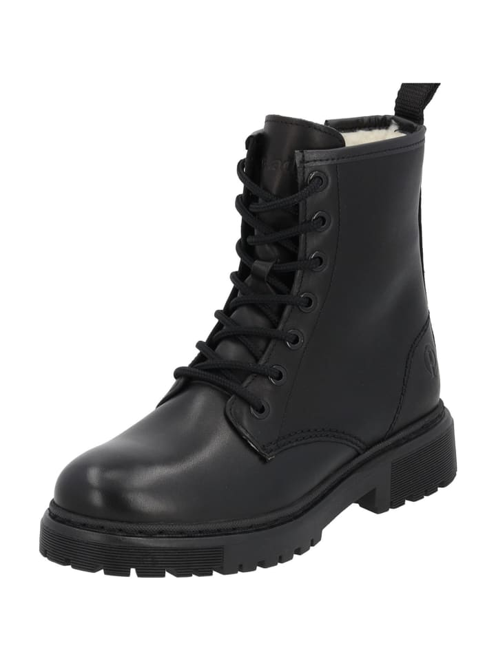 palado Schnürstiefeletten in black lack günstig kaufen