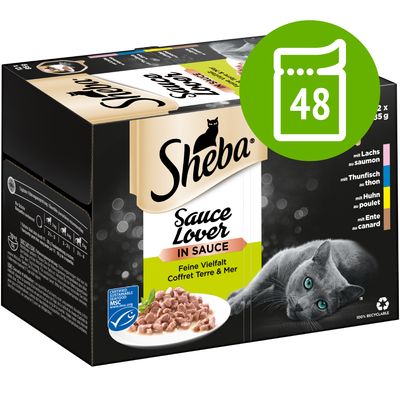 Megapack Sheba Varietäten Schälchen 48 x 85 g