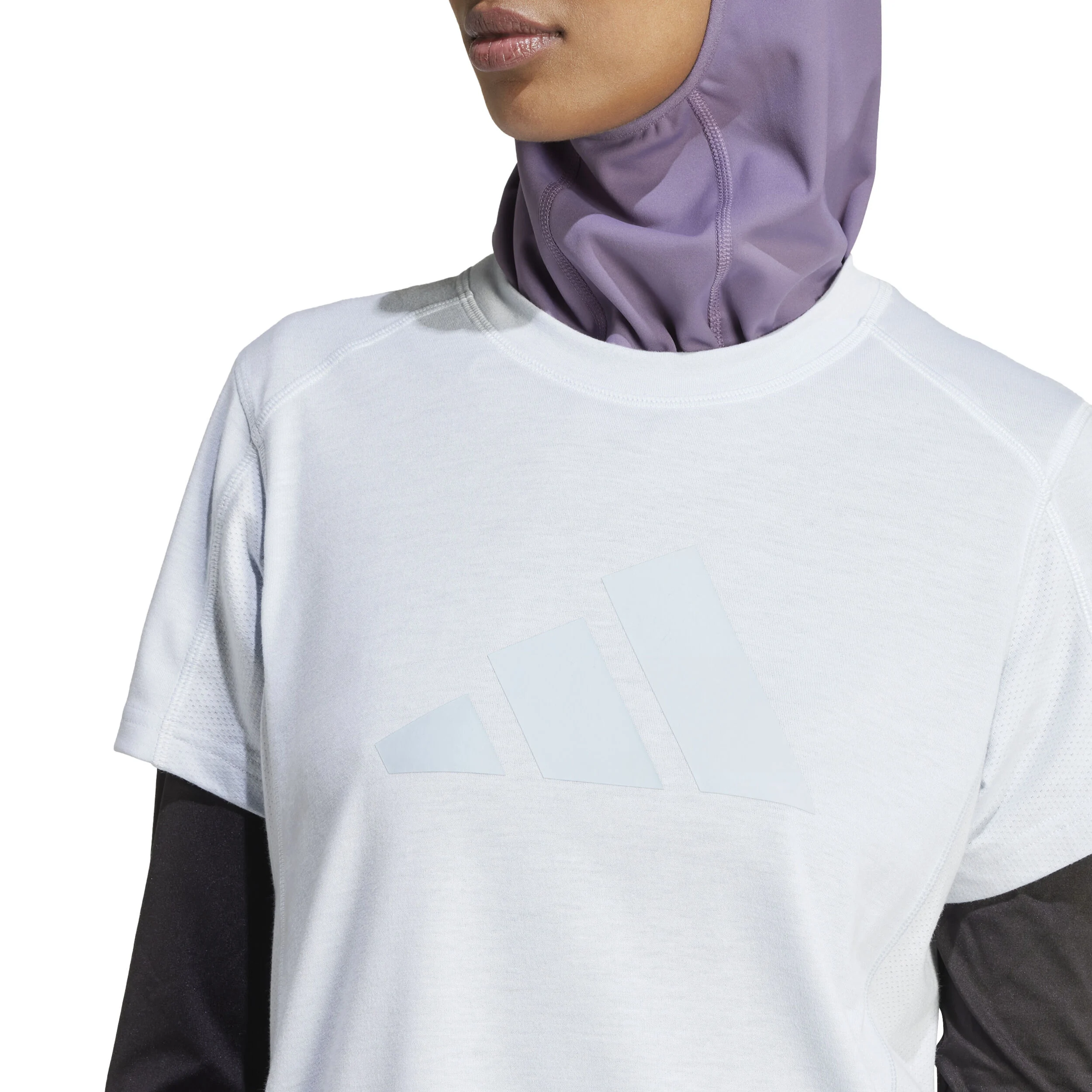 Training Essential Logo T-Shirt Damen - Hellgrau