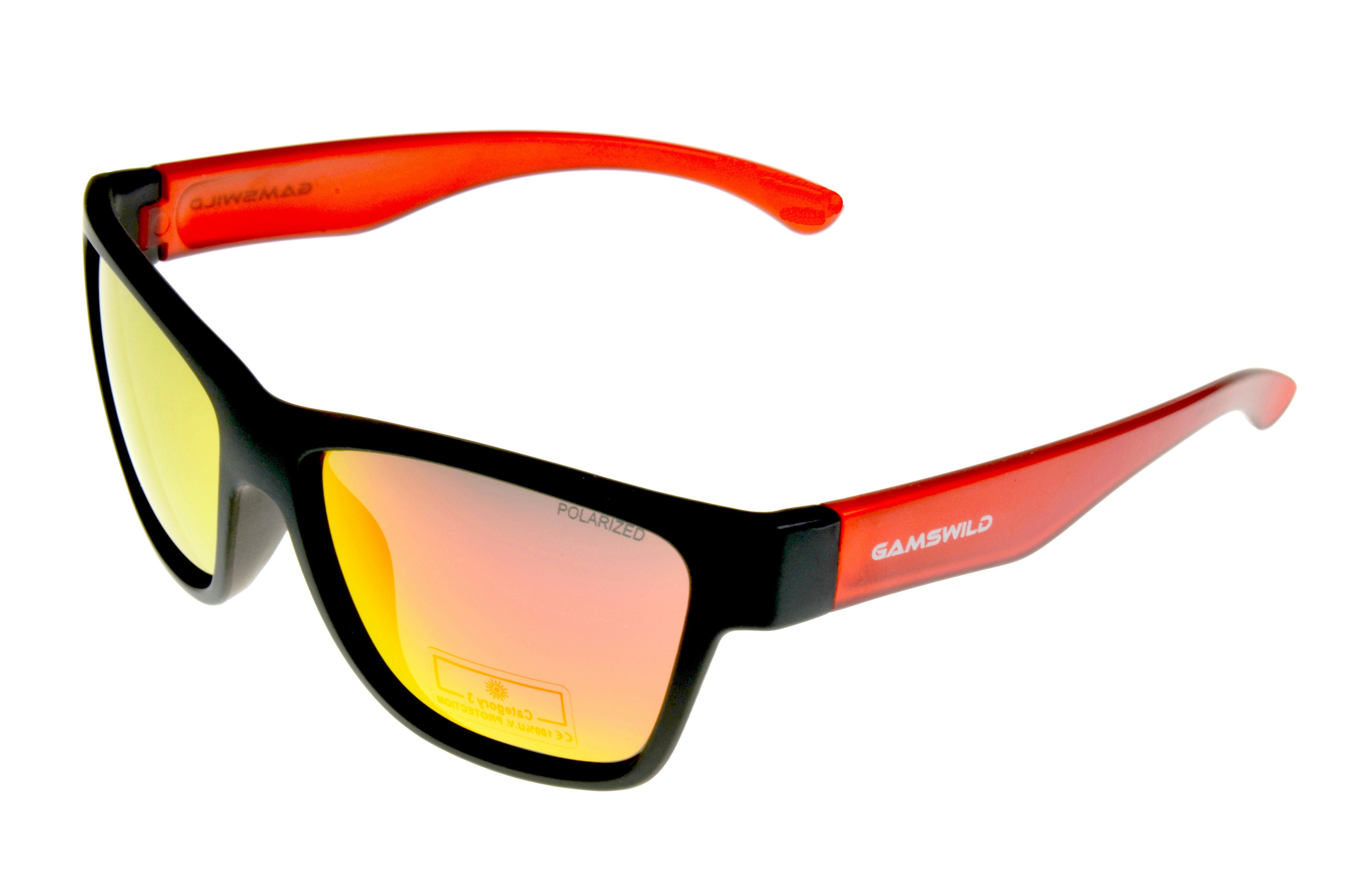 Gamswild Sonnenbrille WJ2118 GAMSKIDS Jugendbrille 8-18 Jahre Kinderbrille kids Unisex halbtransparenter Rahmen NEU 