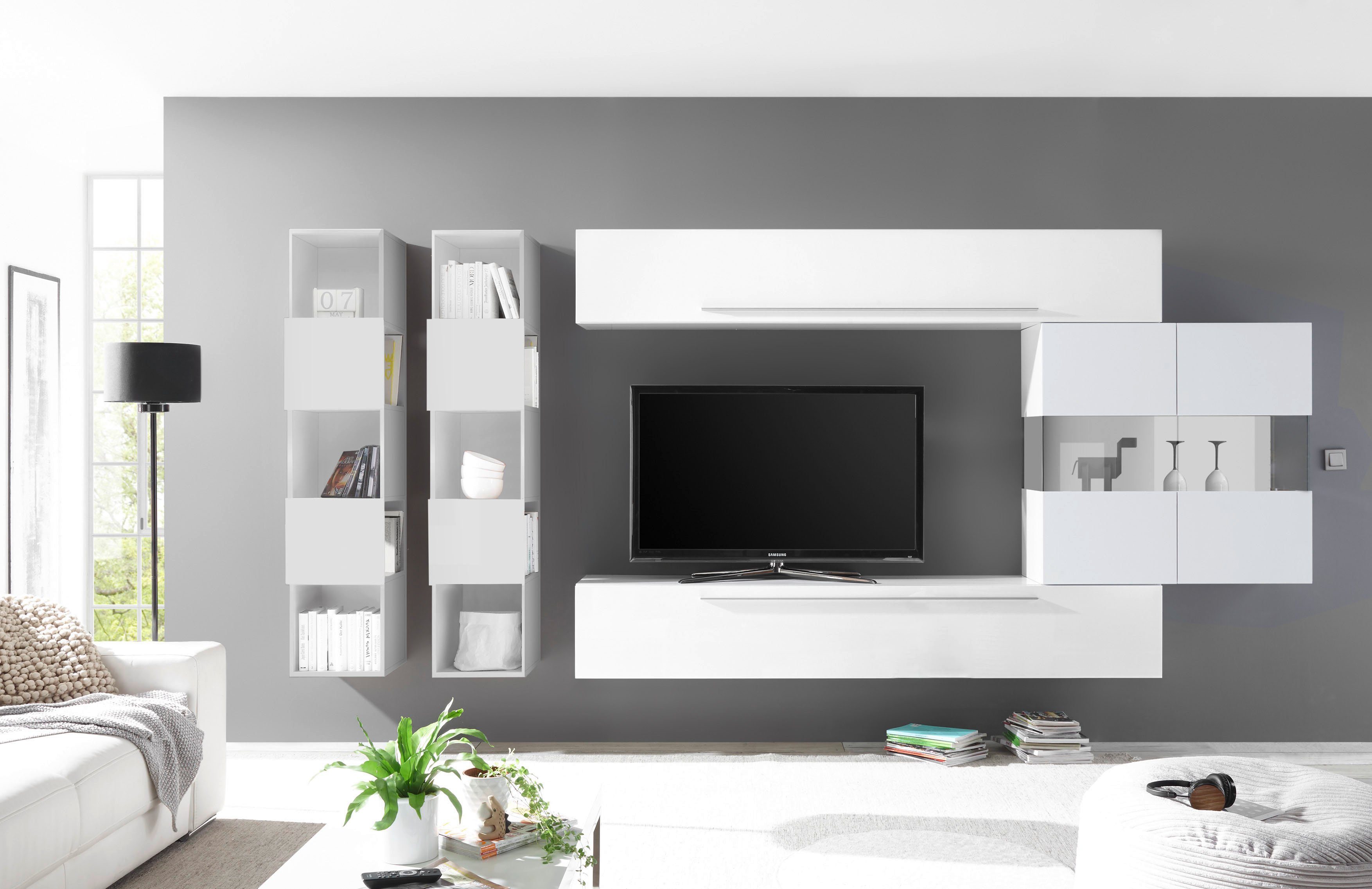 LC Wohnwand Infinity, (Set, 5-St)