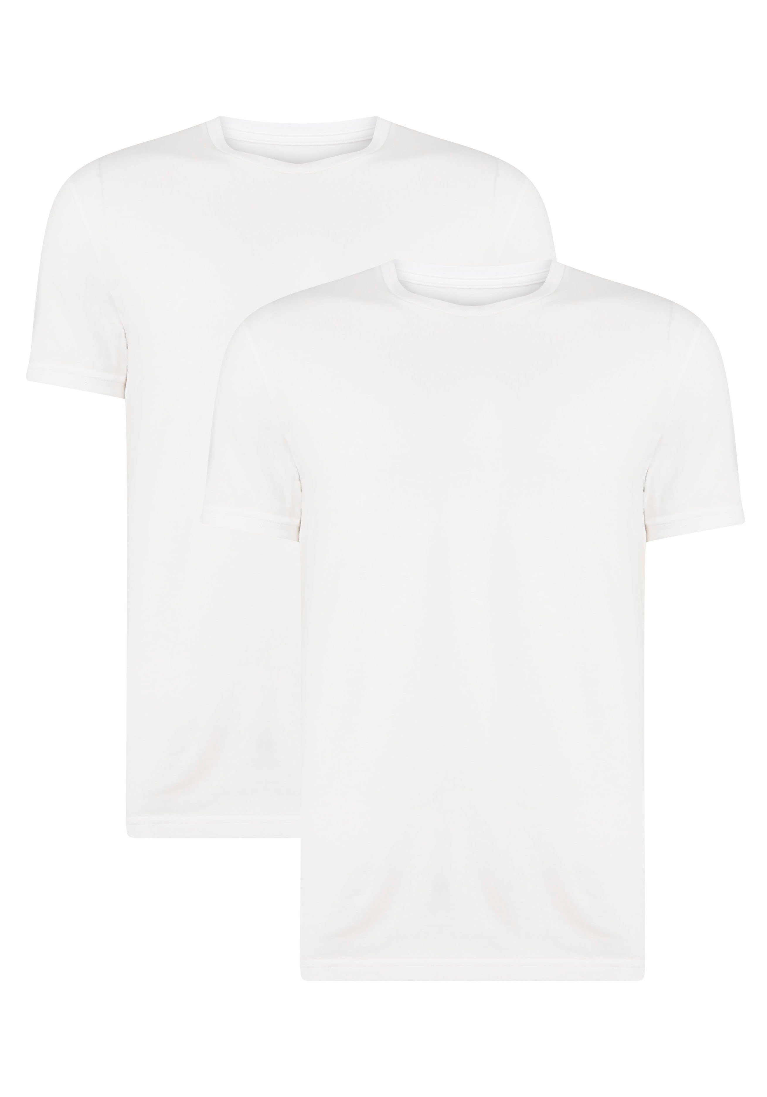 NIKE Underwear Rundhalsshirt (2er-Pack) aus elastischer Qualität