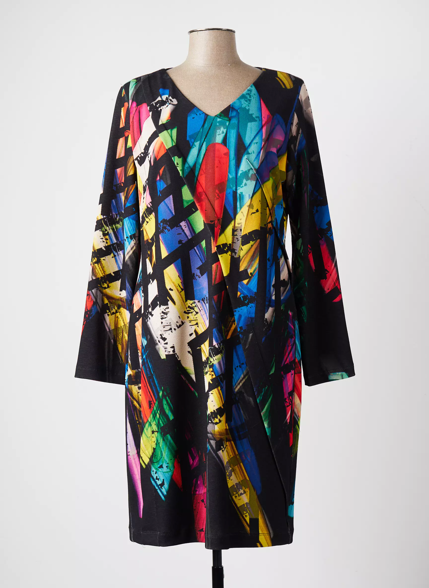Eroke Robes Mi Longues Femme couleur noir