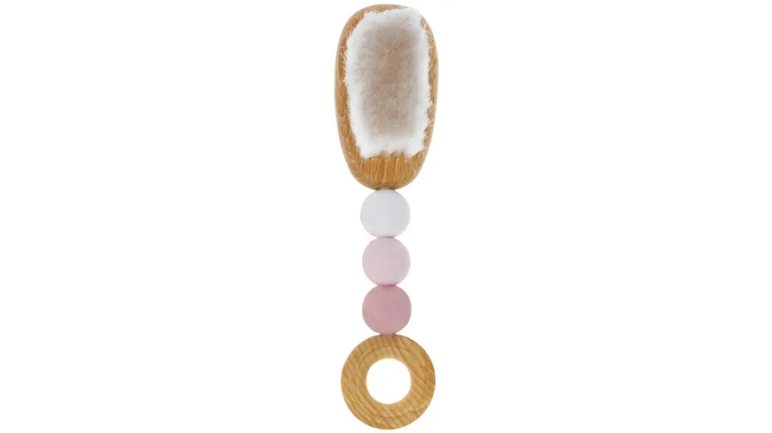 PARSA Beauty Baby Pflegebürste mit Kugeln Rosa