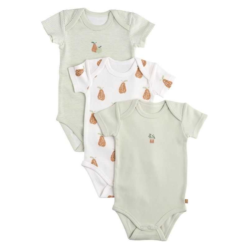 Lot de 3 bodies manches courtes Botanica