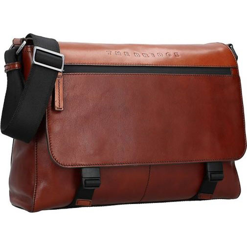 The Bridge Damiano Aktentaschen Messenger Leder 37 cm Laptopfach