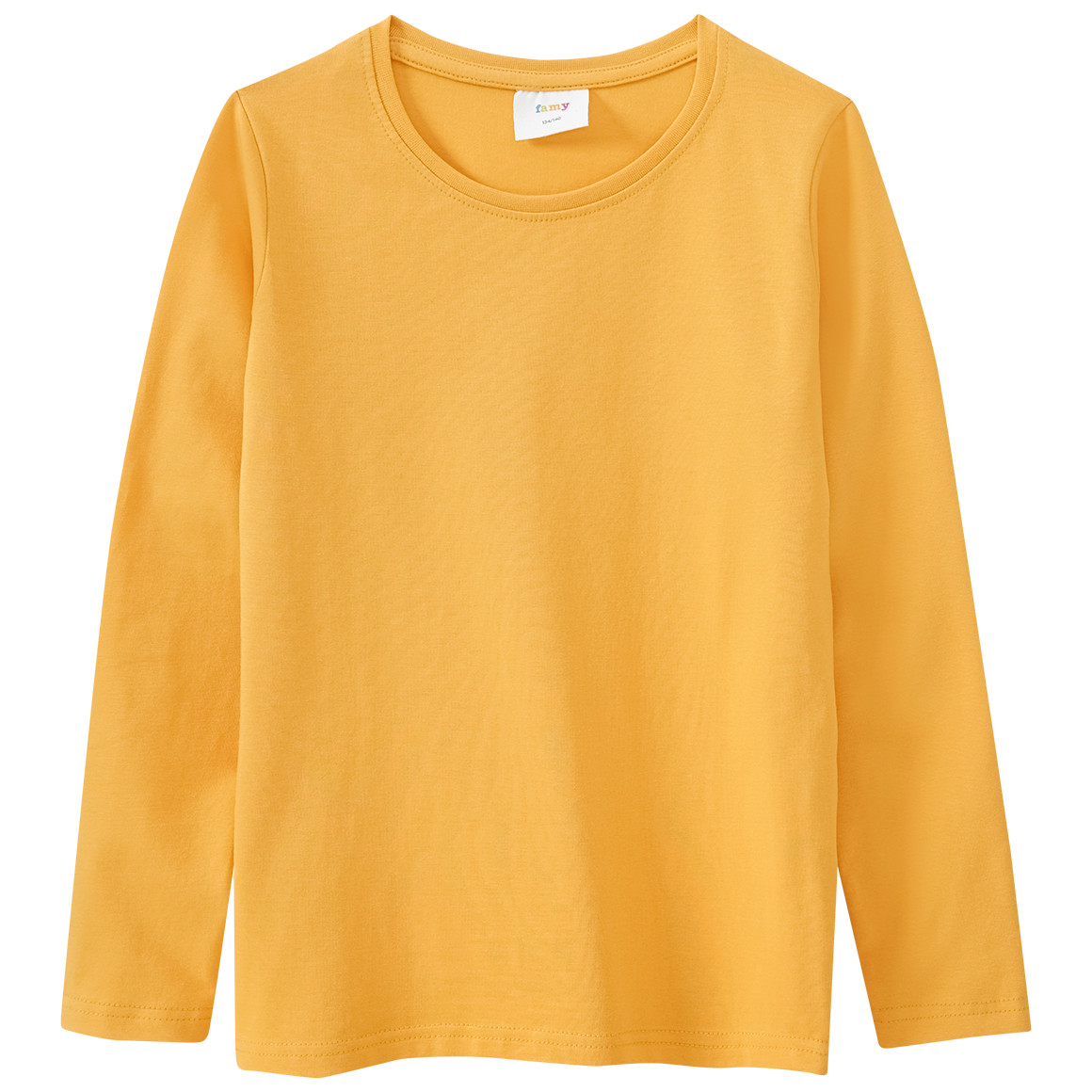 2 Mädchen Langarmshirts im Basic-Style
