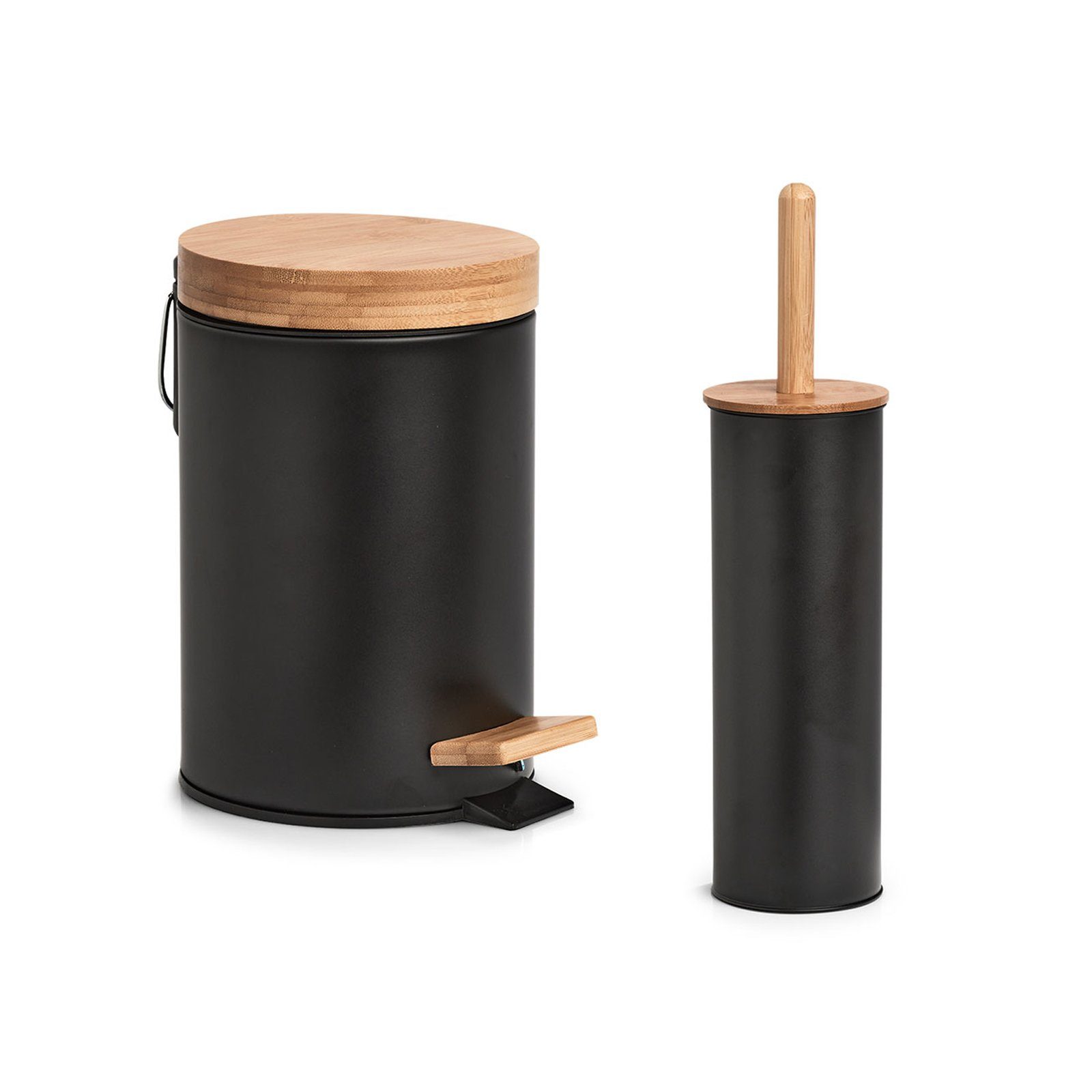 HTI-Living Kosmetikeimer WC Bürste und Kosmetikeimer Scandi