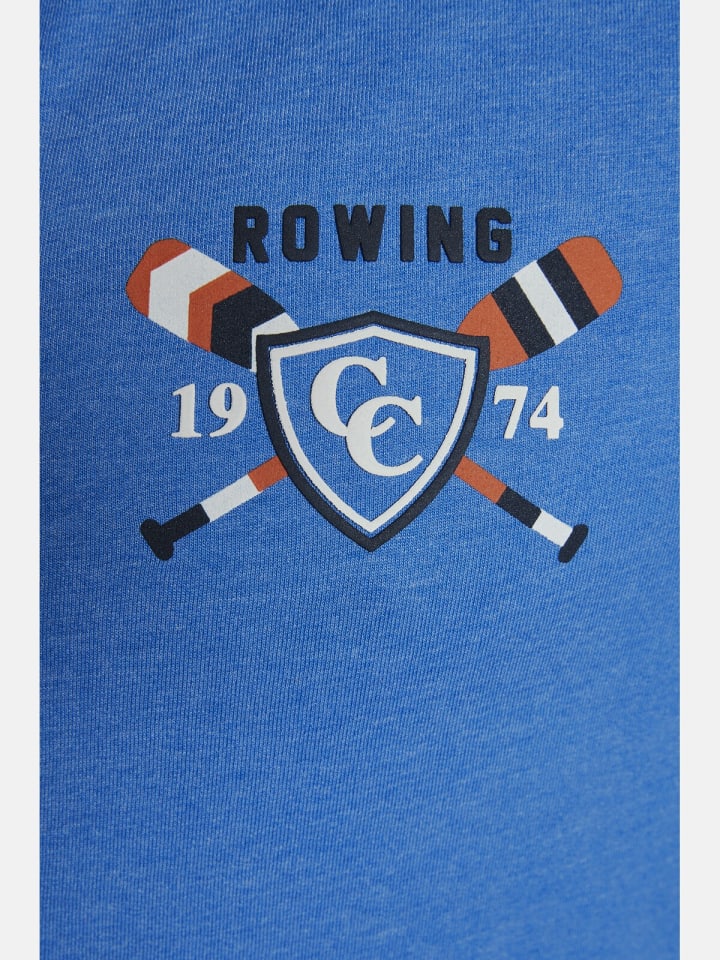 Charles Colby Sweatjacke DUKE EDMUND in blau melange günstig kaufen