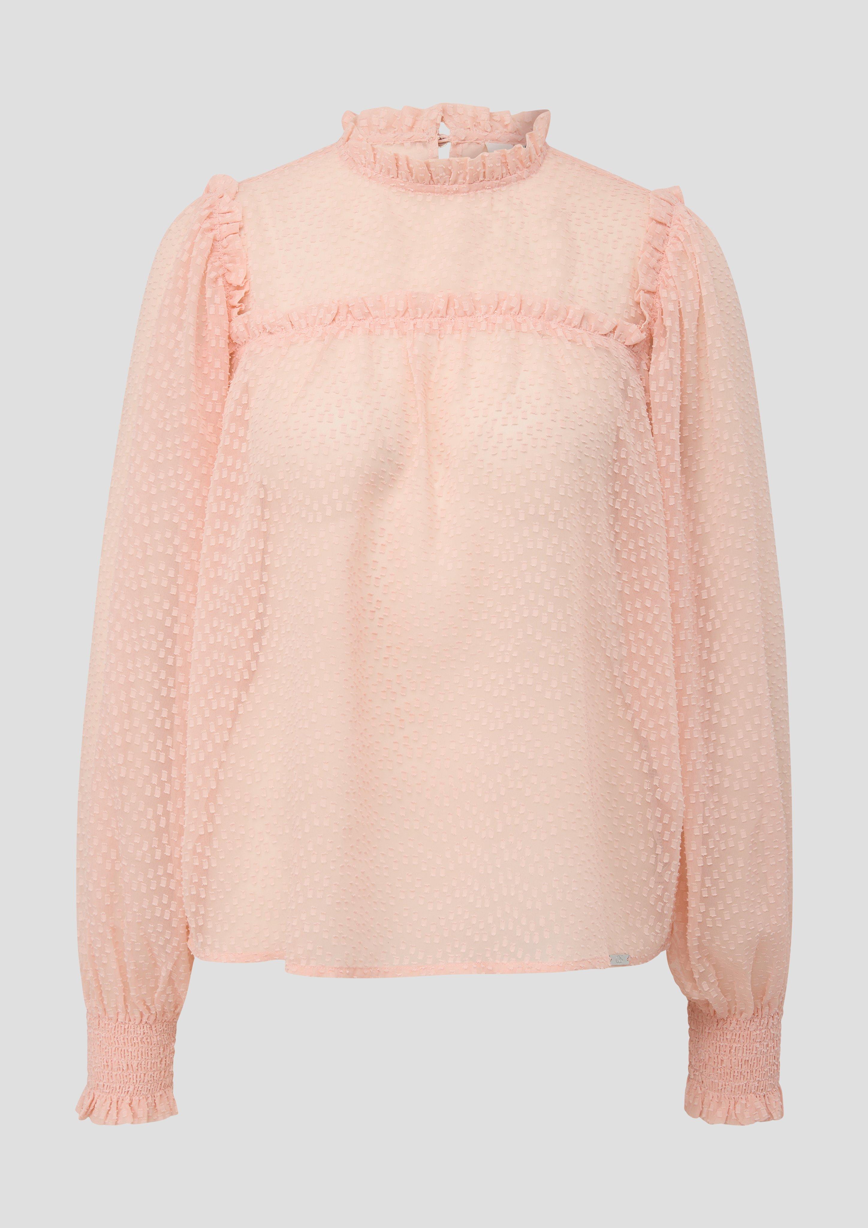 Chiffon Bluse mit Dobby-Struktur  2138142-2013