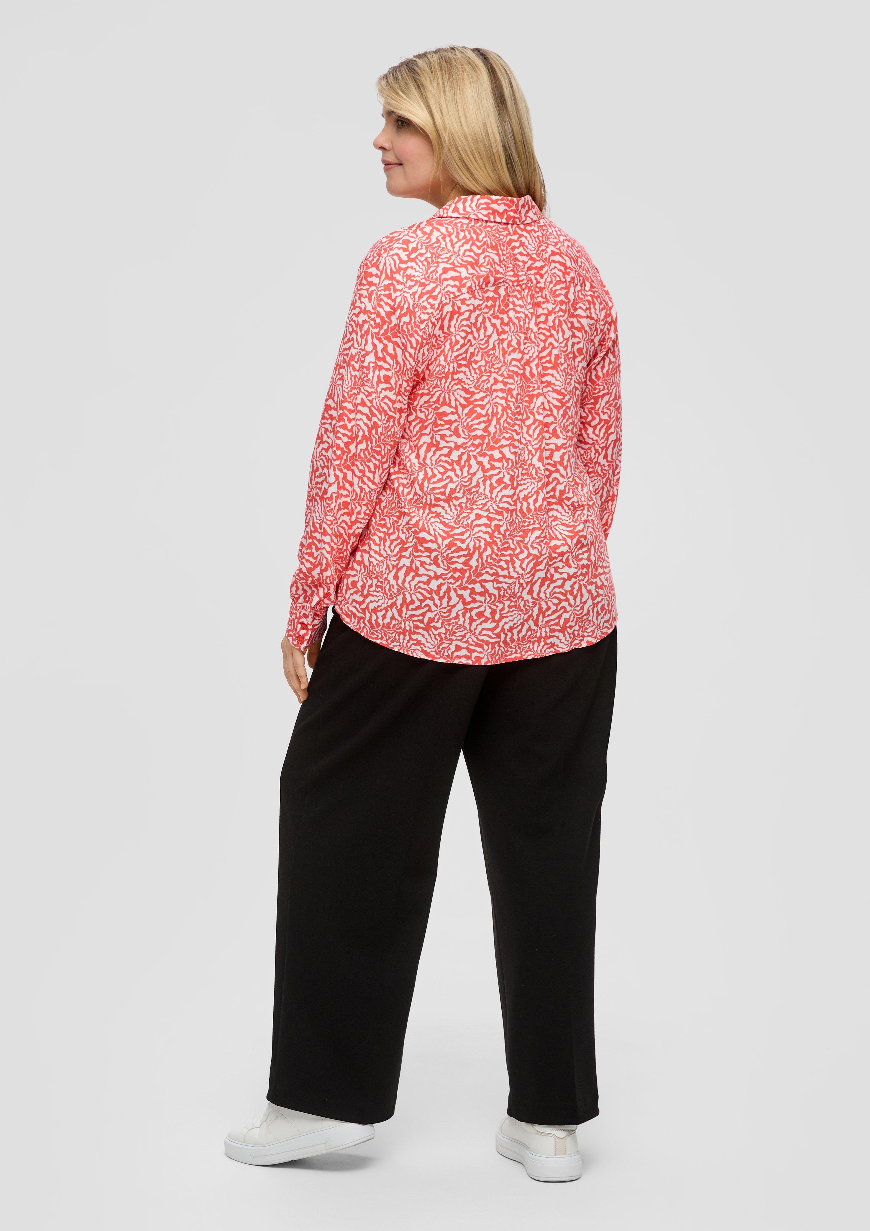 Viskosebluse mit All-over-Print  2151565-25B1