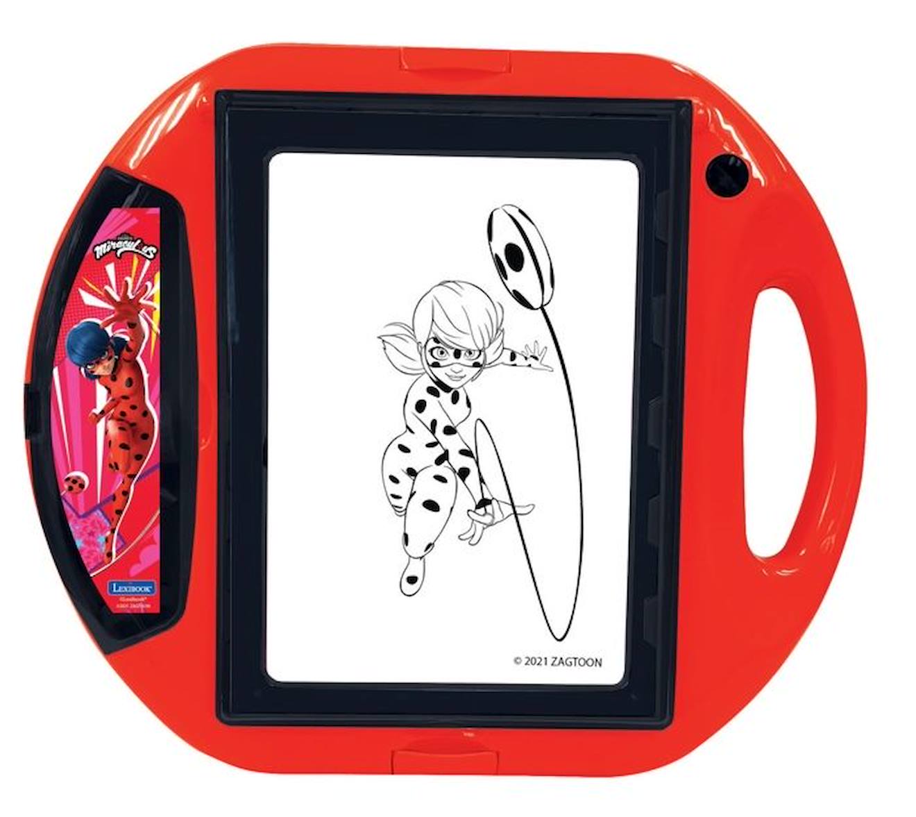 Projecteur à dessins Miraculous avec modèles et tampons rouge