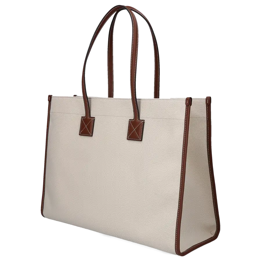 Burberry - Shopper FREYA SMALL Canvas - beige