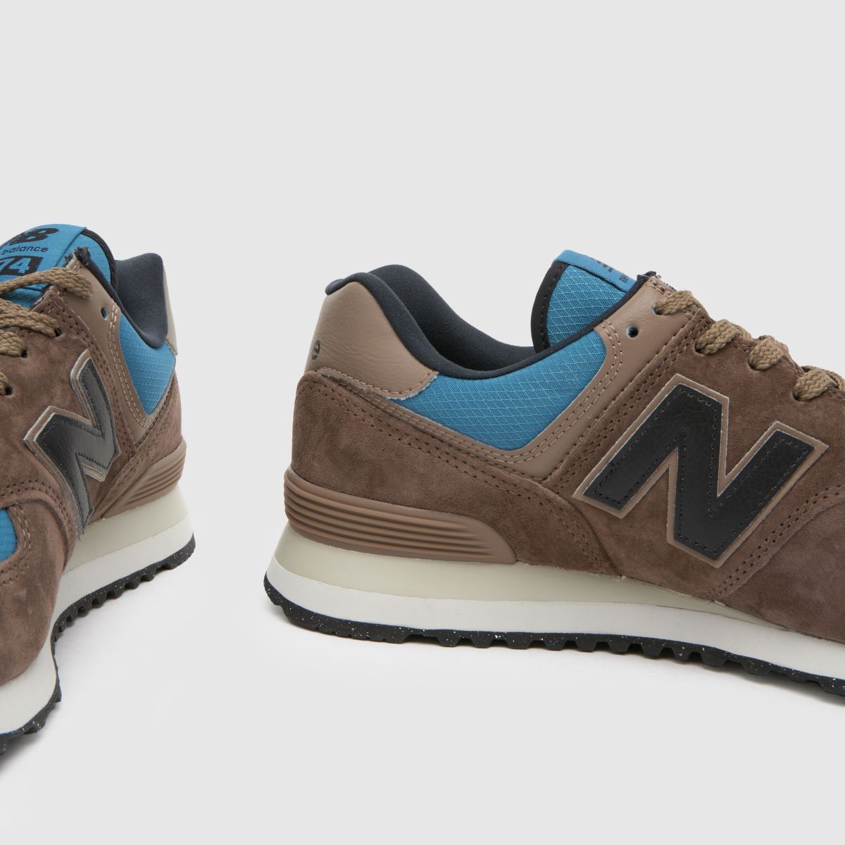 New Balance 574 cipők barna multiszínű színben