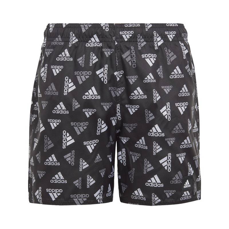 adidas Logo Print CLX Badeshorts Badehose Kinder