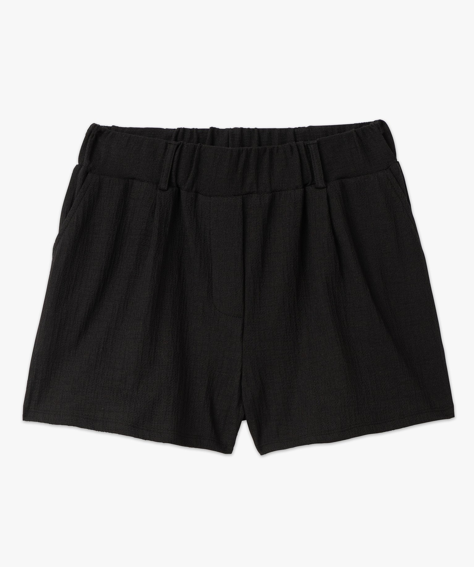 Short ample en matière texturée femme noir | GEMO