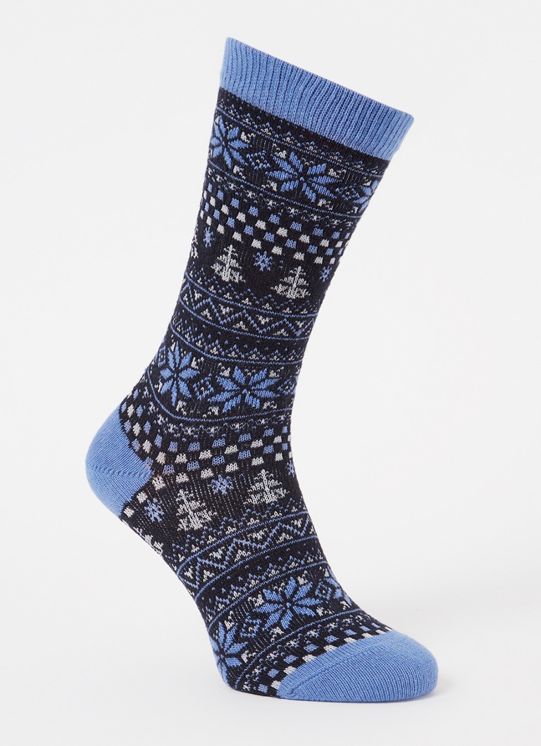 Chaussettes Falke Country Calling en cachemire mélangé imprimé
