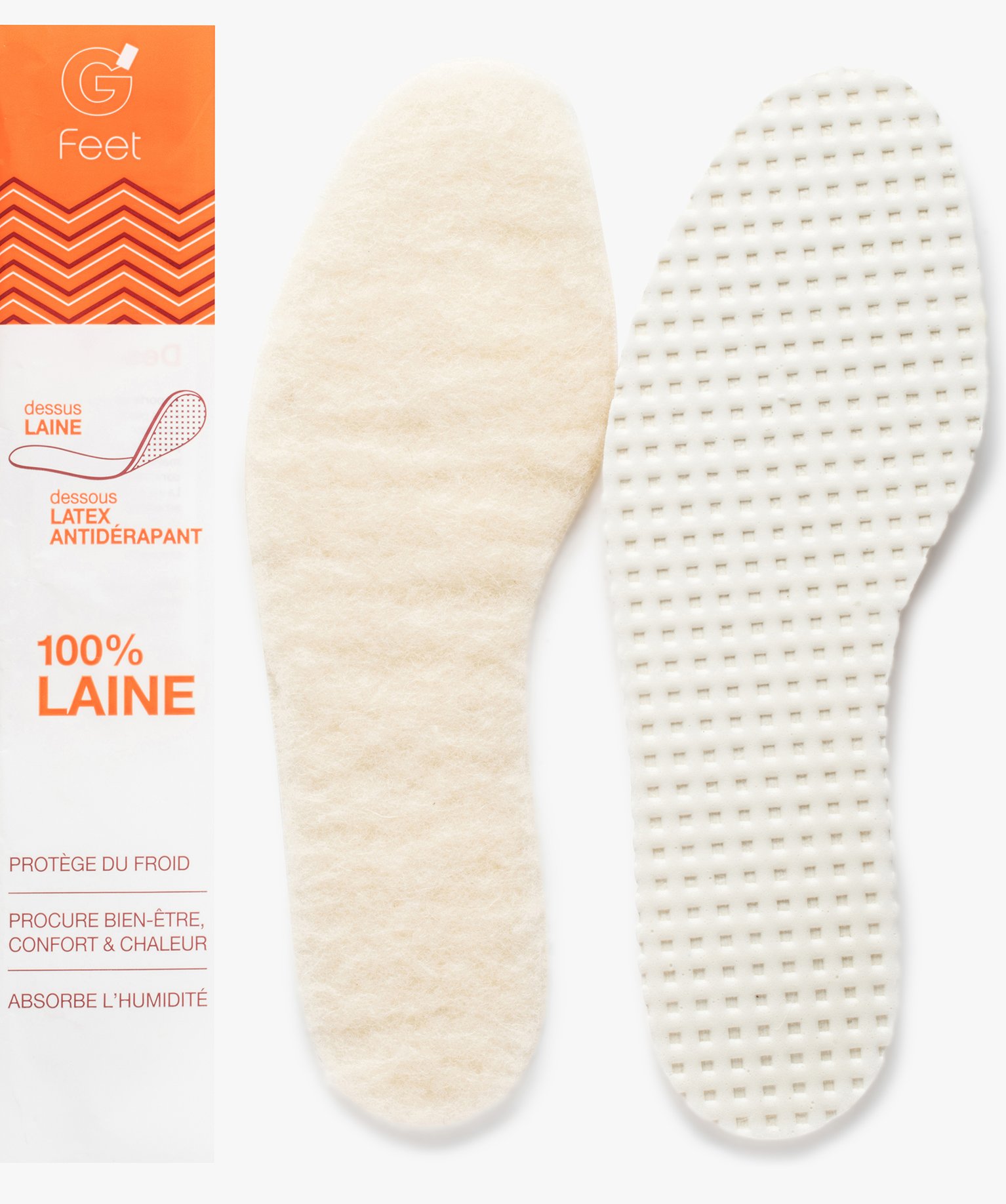 Semelle 100% laine homme | GEMO