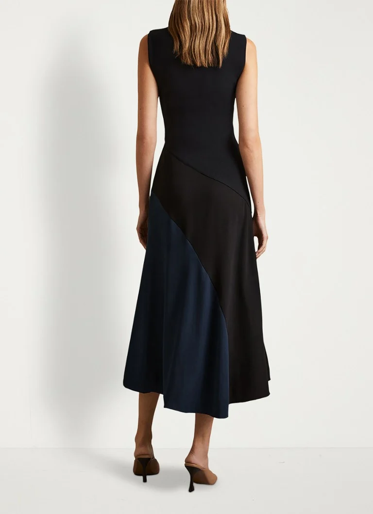 Rochie midi Faro de Reiss cu detalii plisate