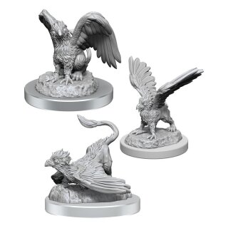 D&D Nolzur's Marvelous Miniatures Miniatur unbemalt Griffon Hatchlings (3)