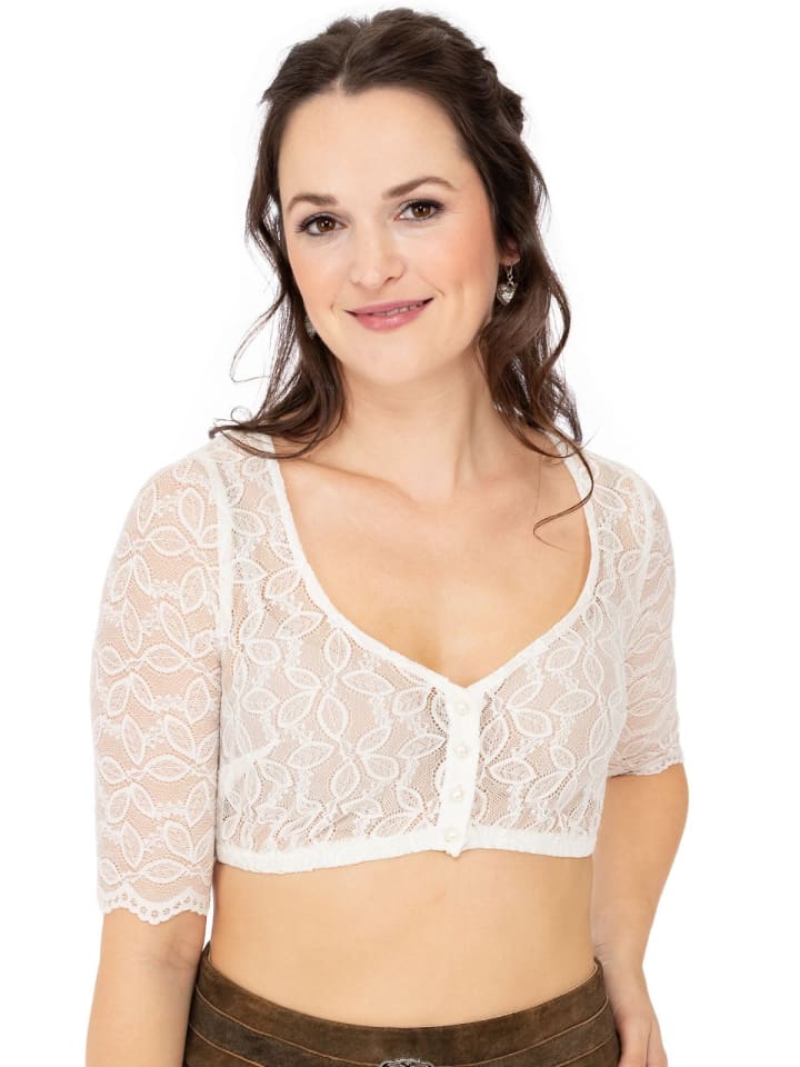 MarJo Dirndlbluse ERLBACH in offwhite günstig kaufen