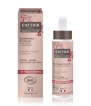 Cattier Anti-Aging Pflege Pistazien Tropfen - Himbeeröl Gesichtsserum-30 ml