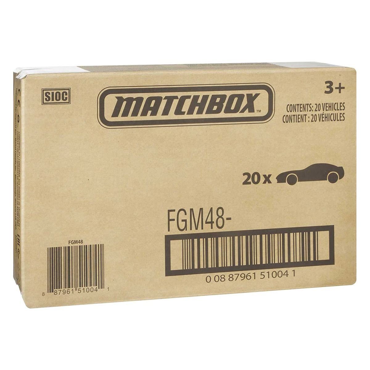 Mattel® Spielzeug-Auto Mattel FGM48 sort. - Matchbox - Die-Cast Fahrzeuge, 20er-Pack, mehrfach sortiert