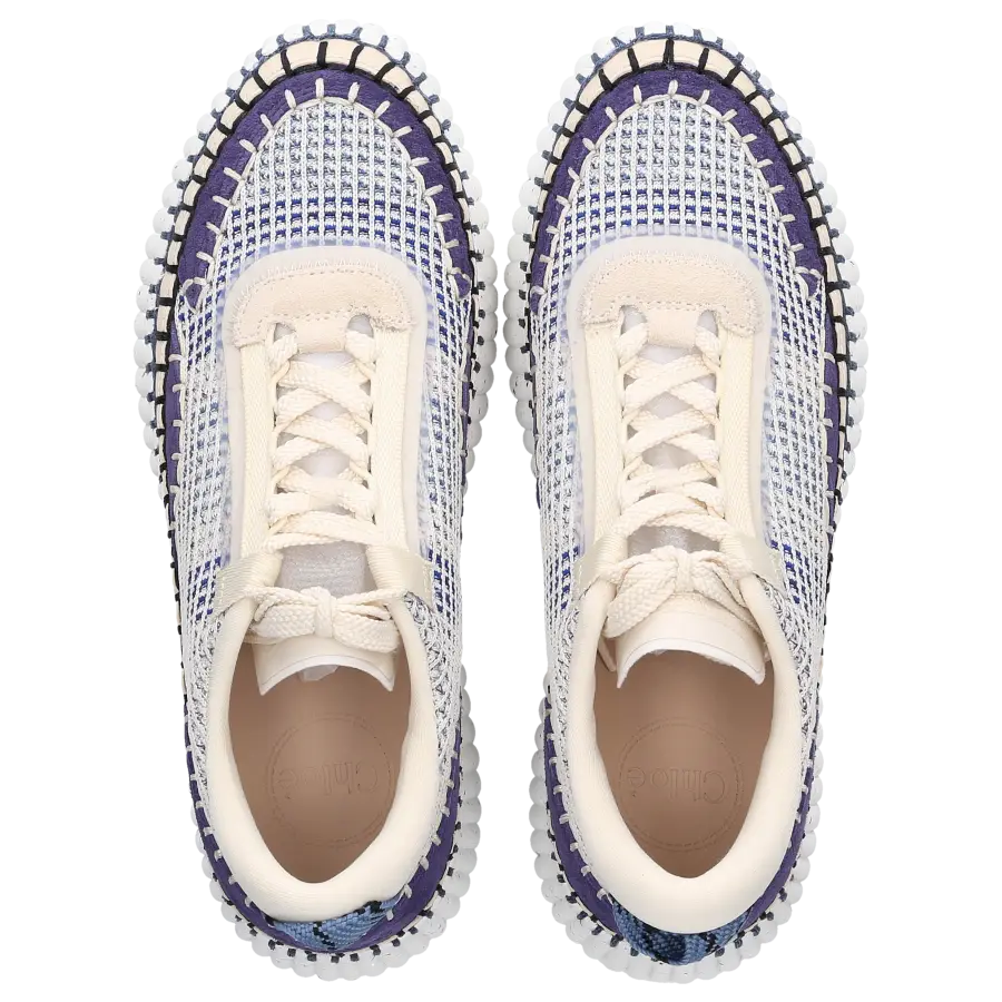 Chloé - Sneaker low NAMA Baumwolle - weiß
