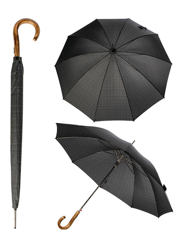Knirps, Regenschirm, Automatik, dunkelgrau
