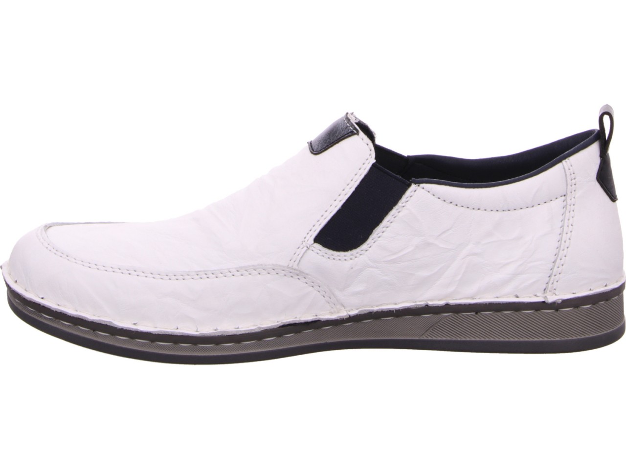 RIEKER Komfort Slipper weiss