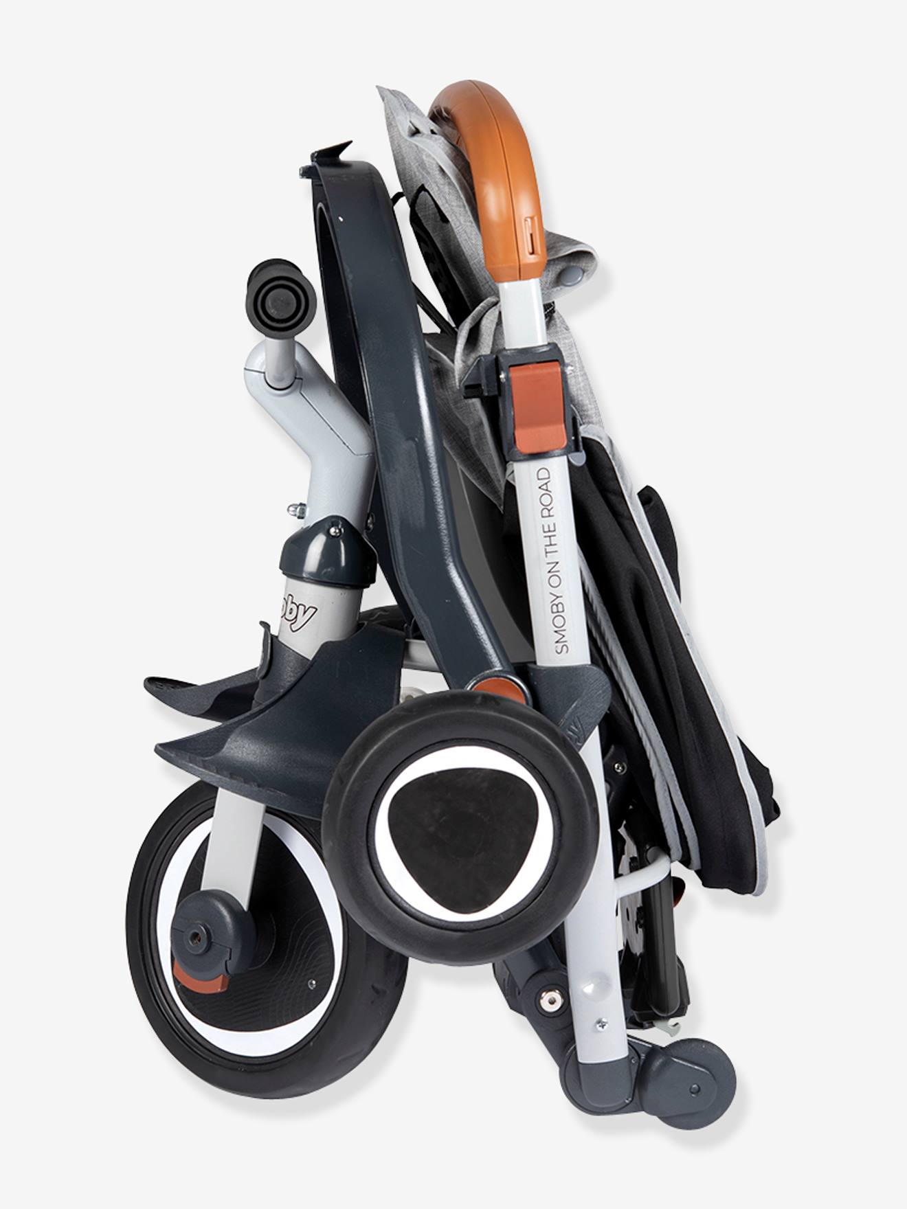 Poussette et tricycle pliable évolutif Robin Trike SMOBY gris