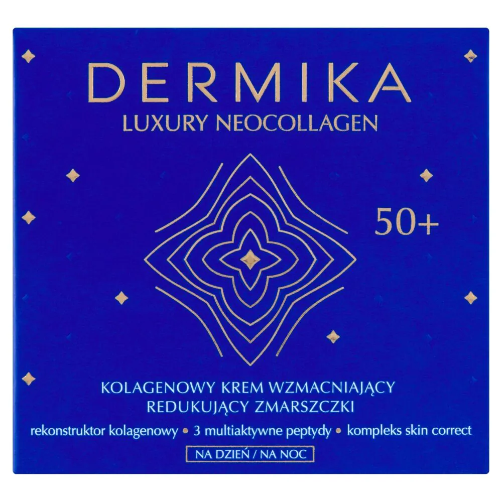 Dermika luksuzna neokolagenska krema za jačanje kolagena 50+ za dan i noć