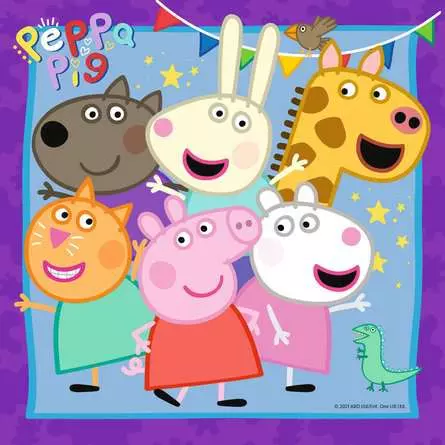 Kinderpuzzle ab 5 Jahren - Peppas Familie und Freunde - 49 Teile