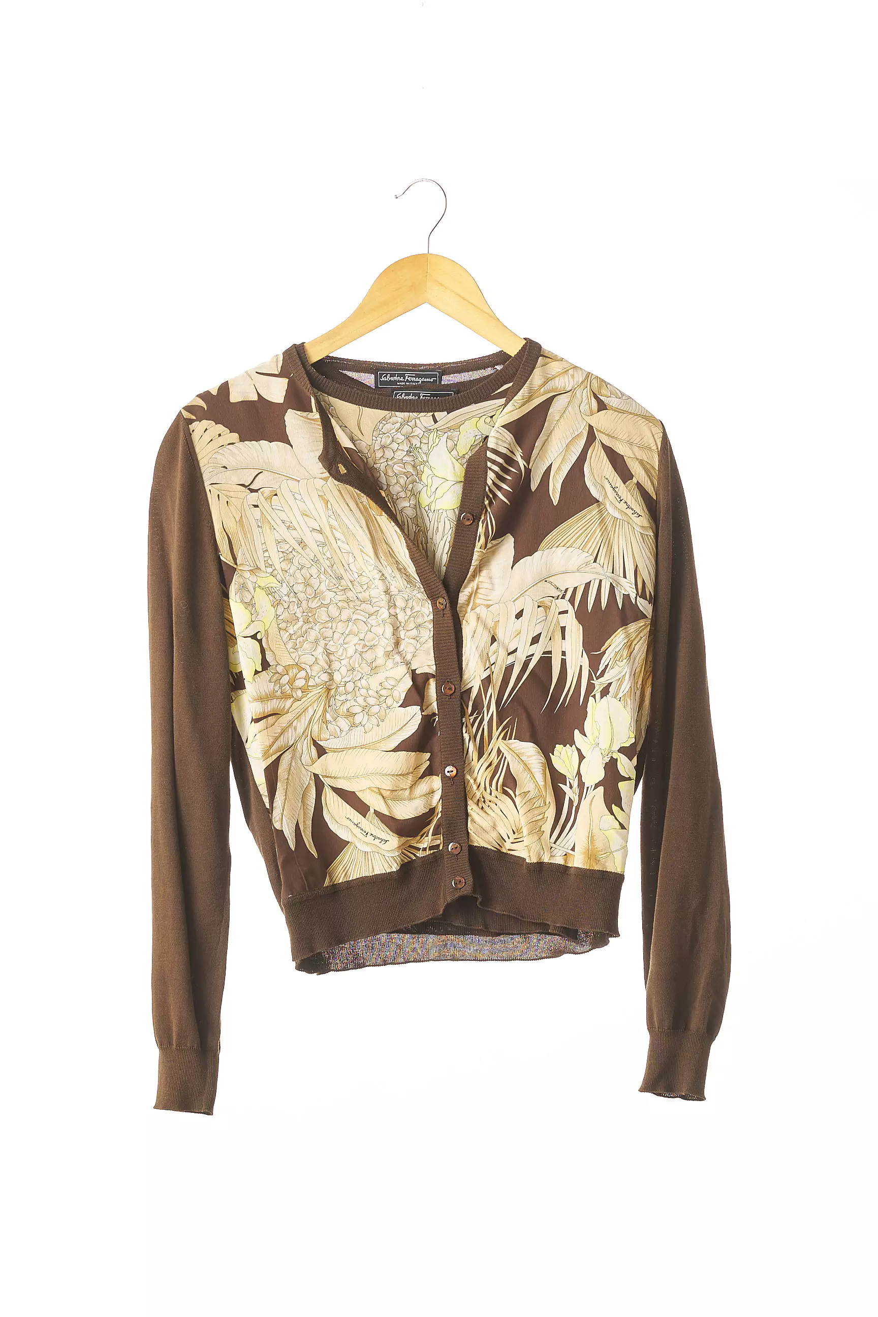 Salvatore Ferragamo Twinset Femme couleur marron