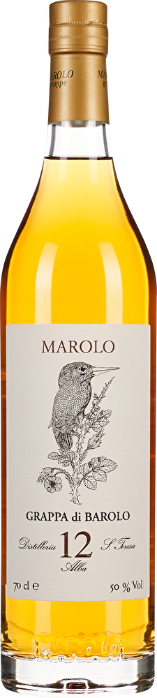 Marolo Grappa di Barolo 12 Anni 0,7 Liter im Geschenkkarton