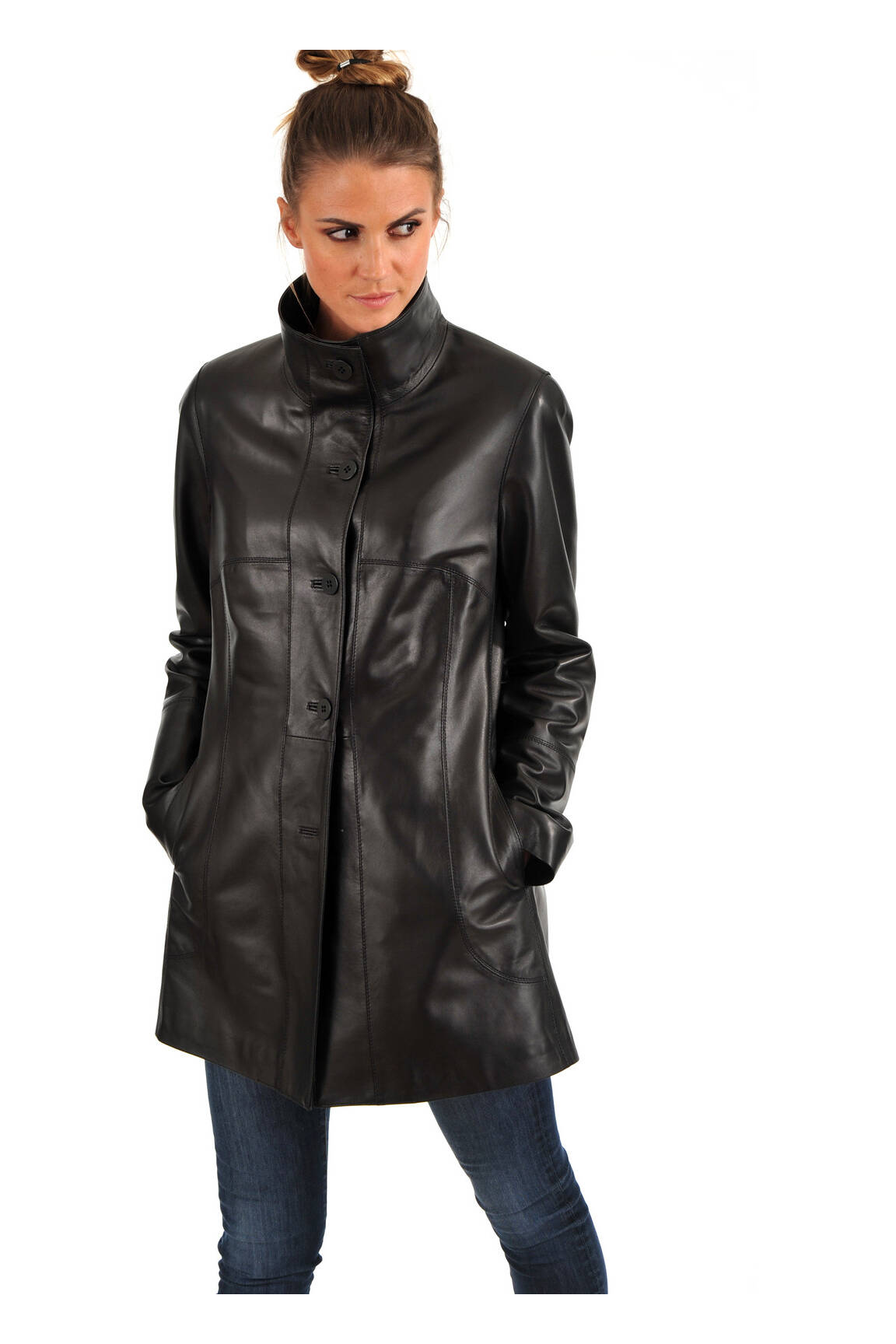 La Canadienne Manteaux Longs Femme couleur noir