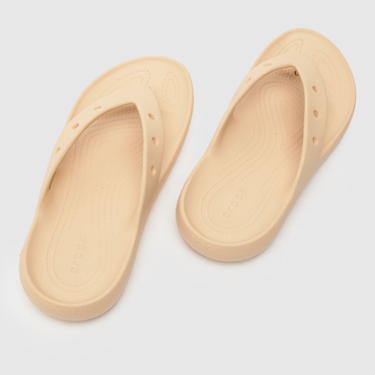 Crocs Classic Flip 2.0 szandál natúr színben
