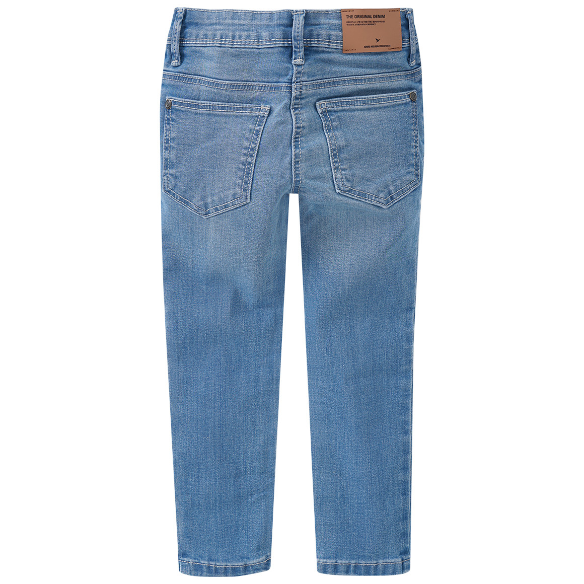 Mädchen Slim-Jeans mit verstellbarem Bund