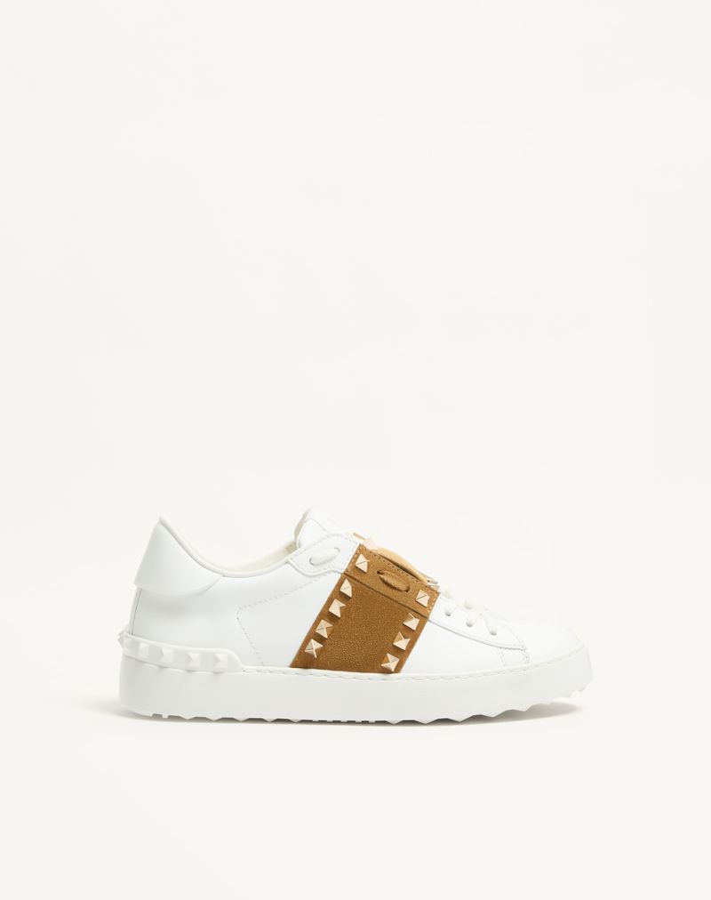 Baskets Rockstud Untitled en cuir de veau avec bride en cuir fendu
