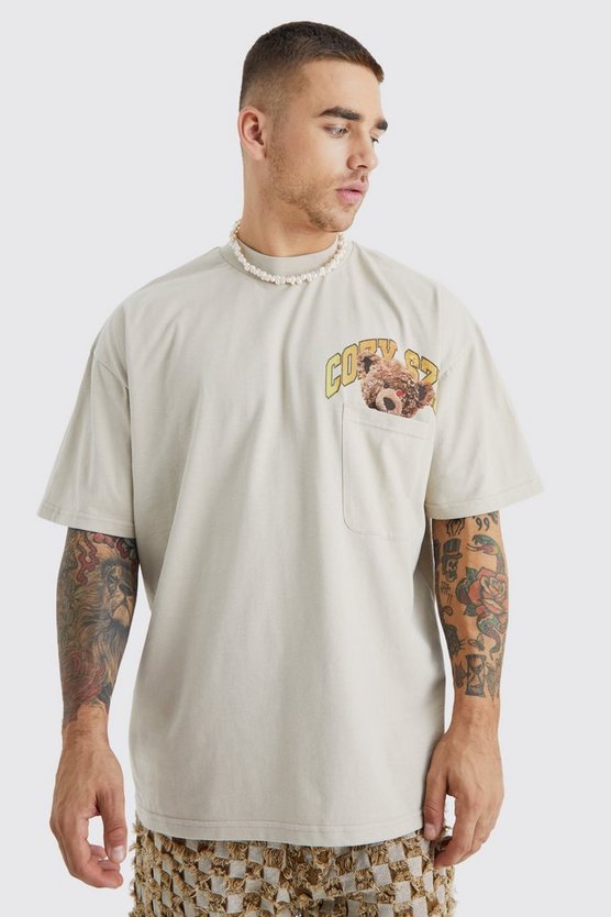 Oversize T-Shirt mit Print