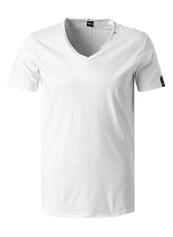 Replay, T-Shirt, Baumwolle, weiß