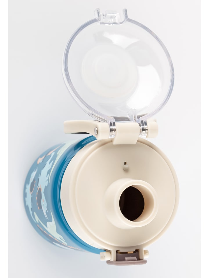 Sigikid Edelstahl-Trinkflasche Kindermotiv Dino, 400ml in blau günstig kaufen onesize