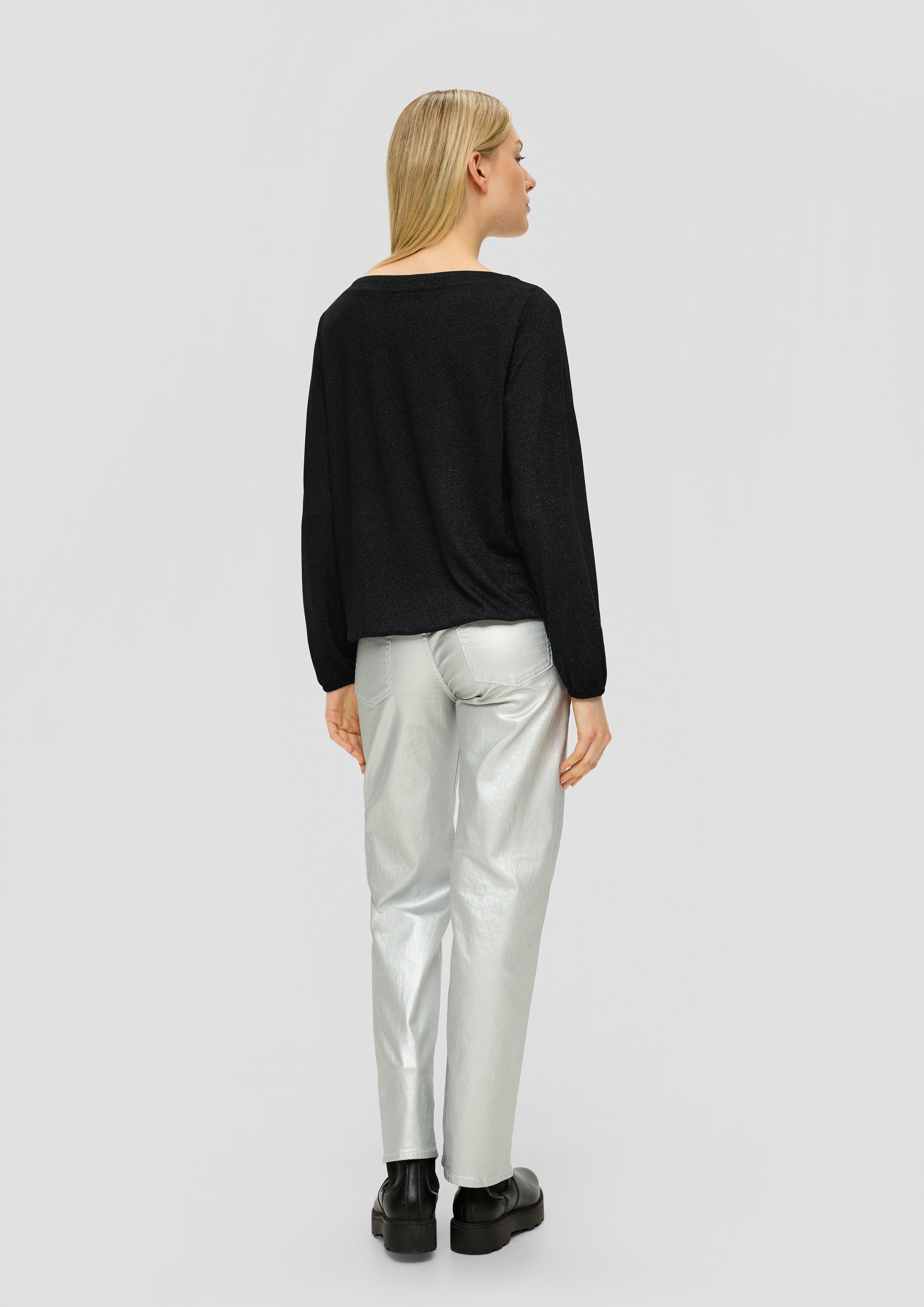 Longsleeve mit Glitzergarn  2142996-9999